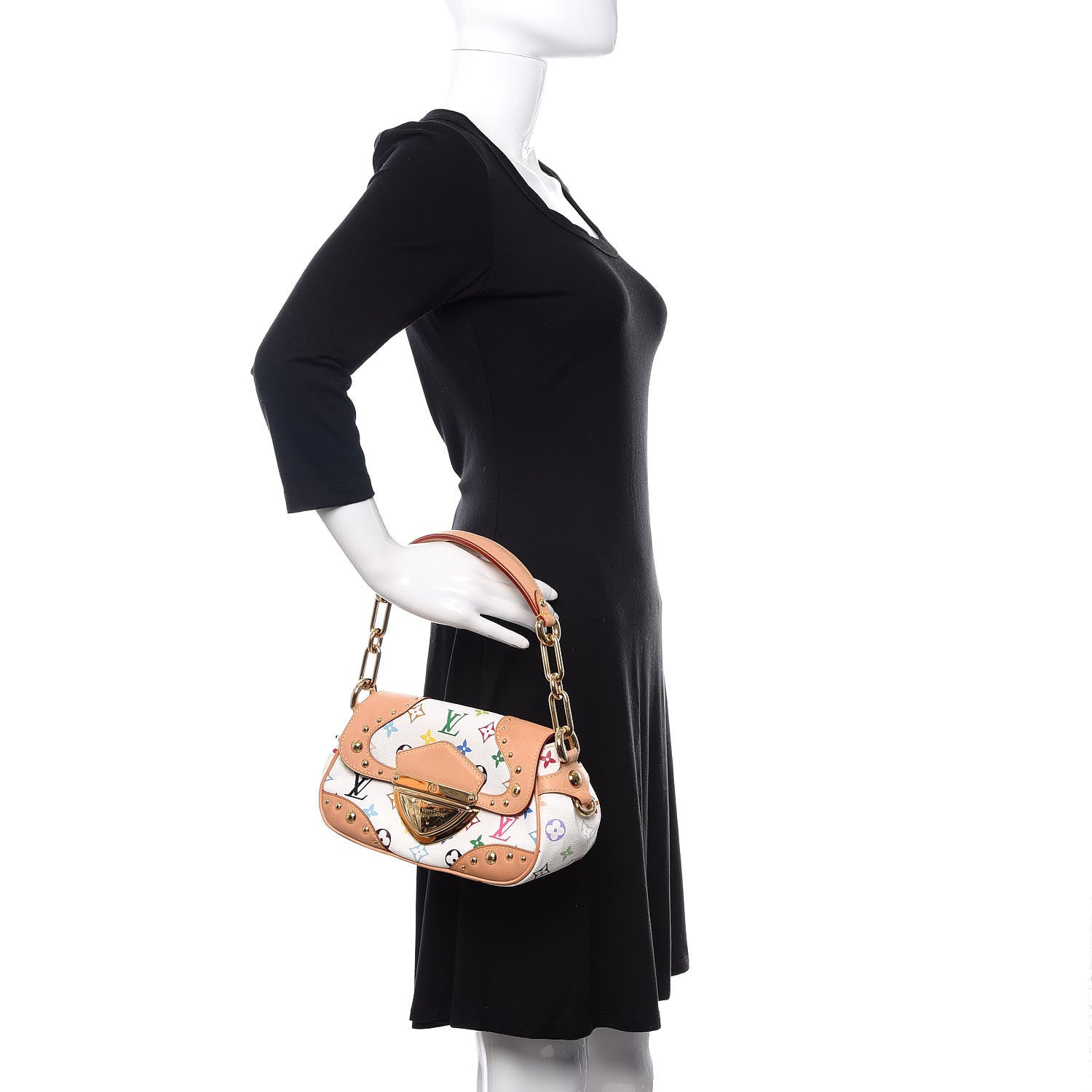 Louis Vuitton Monogram Multicolor Marilyn White 2 of 9