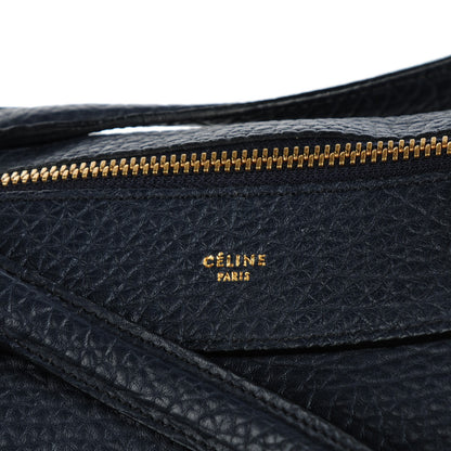 Celine Bullhide Calfskin Small Ring Bag Navy Blue 5 of 9