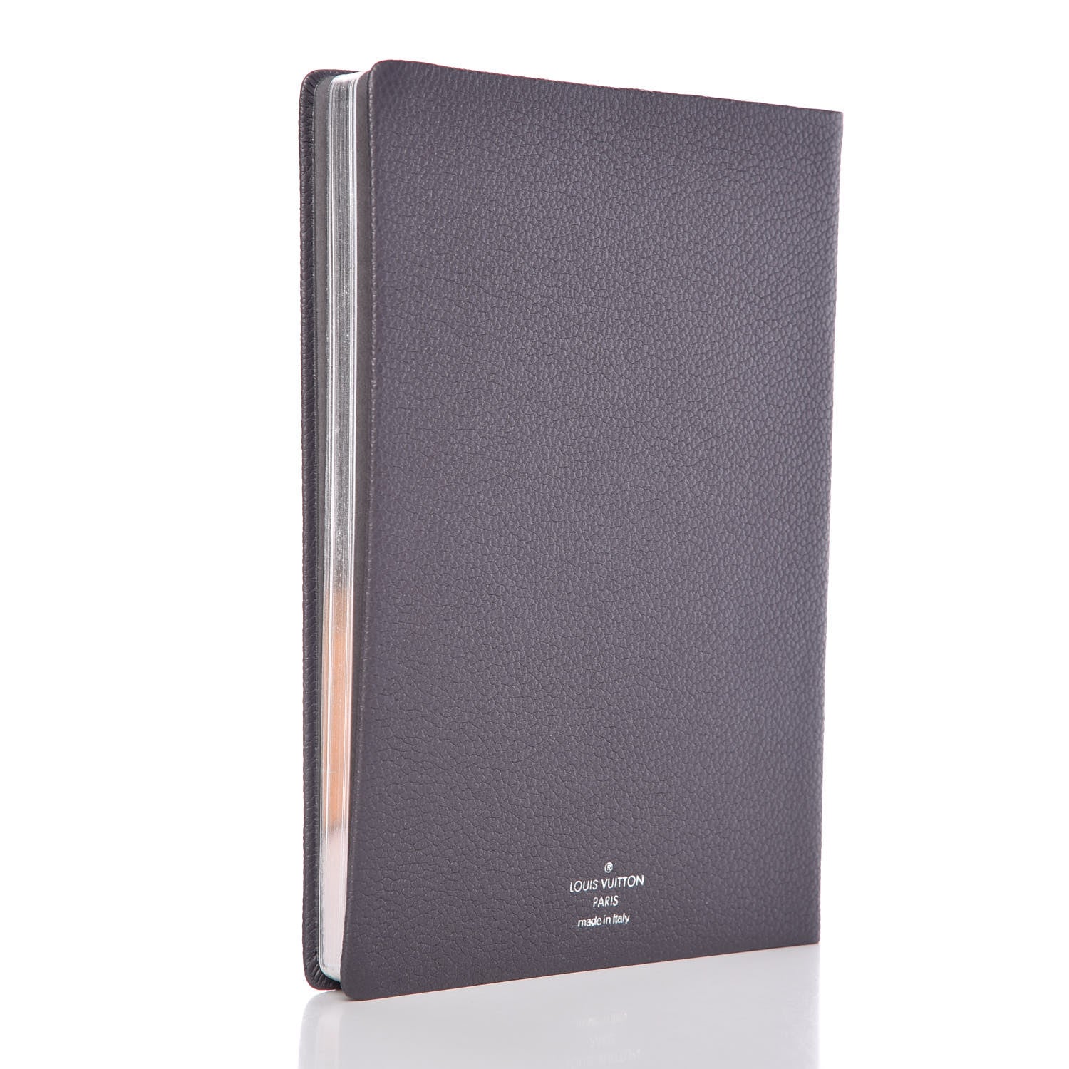 Louis Vuitton Taurillon Notebook MM Gris 3 of 7