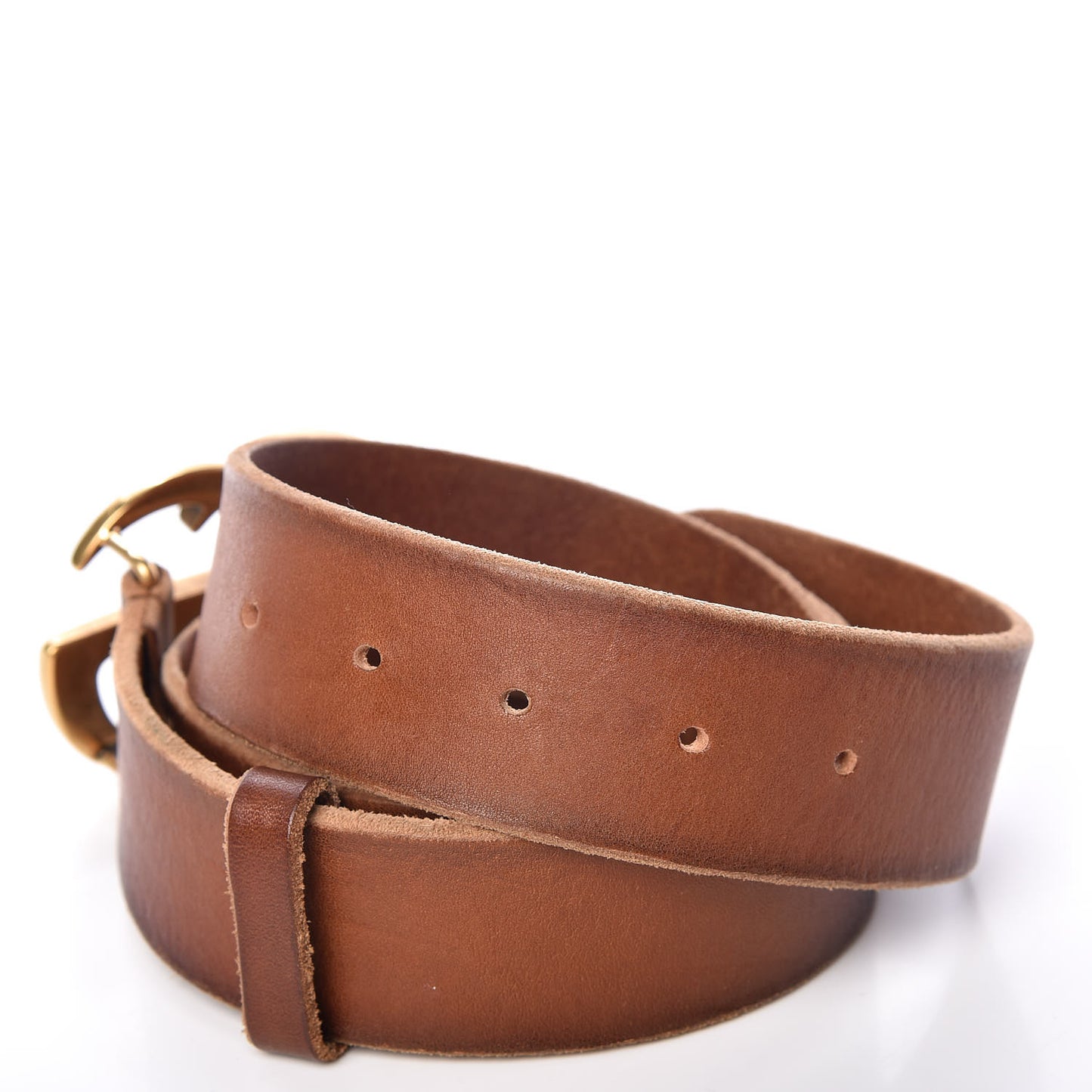 Faded Calfskin Double G 40mm Belt 80 32 Cuir