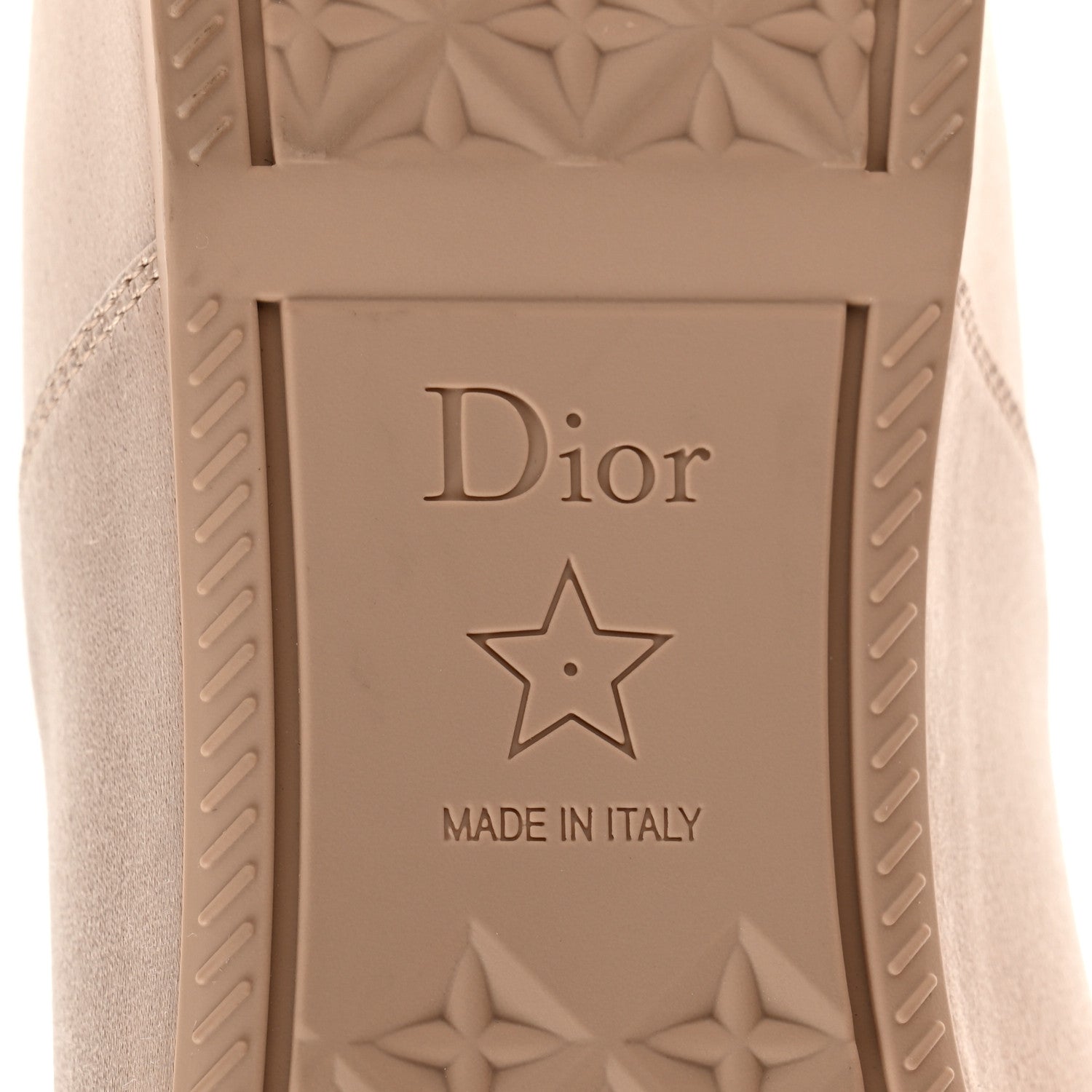 Christian Dior Satin Grosgrain D-Joy Ballet Flats 37 Beige Rose 6 of 9