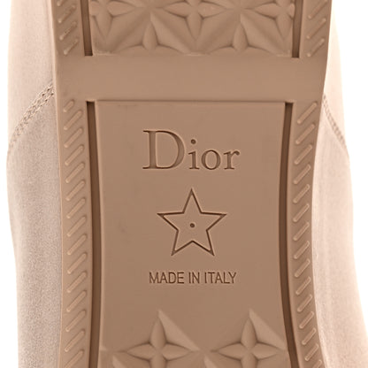 Christian Dior Satin Grosgrain D-Joy Ballet Flats 37 Beige Rose 6 of 9