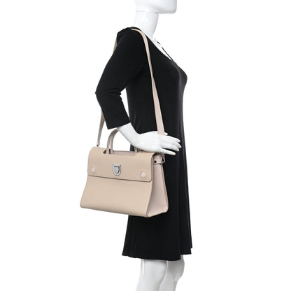 Christian Dior Grained Calfskin Medium Diorever Flap Tapioca 2 of 14