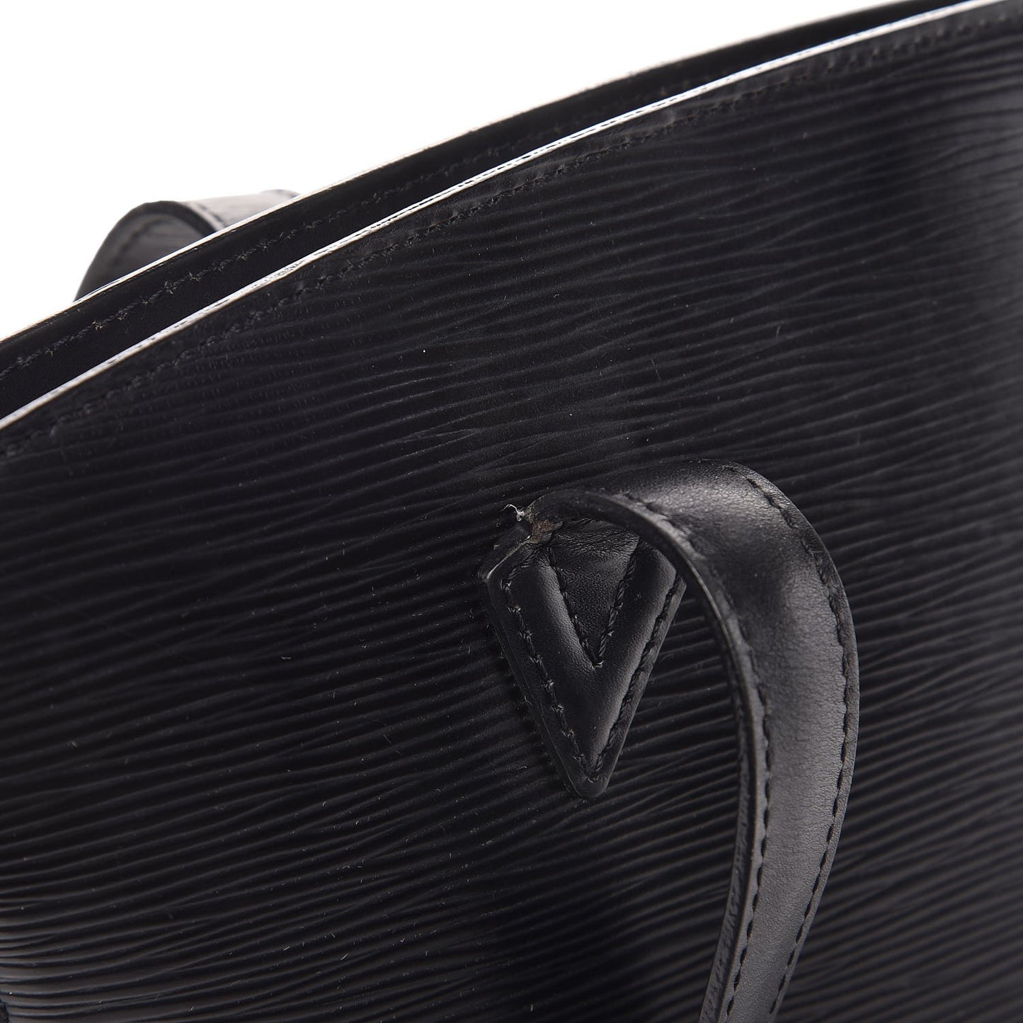 Epi Saint Jacques PM Long Straps Black
