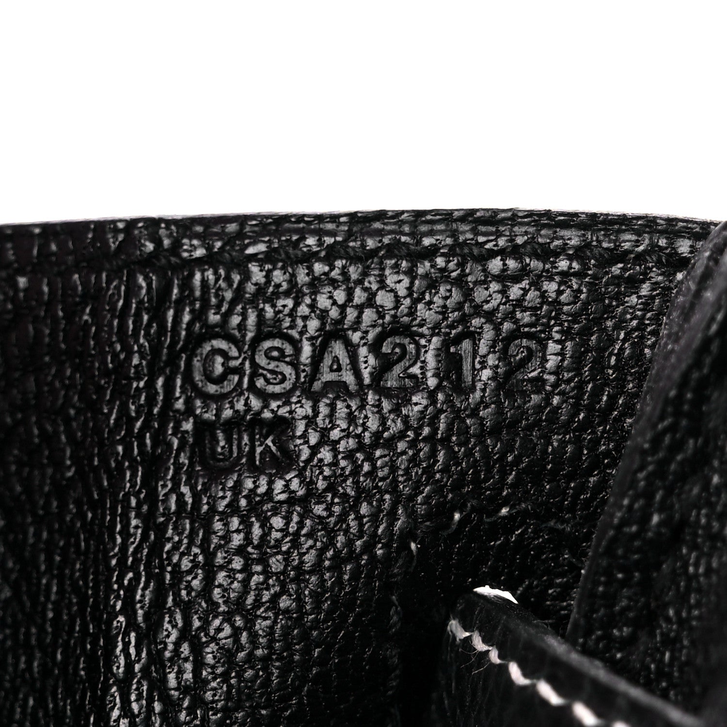 Hermes Epsom Horseshoe Birkin 25 Etoupe Black 7 of 12