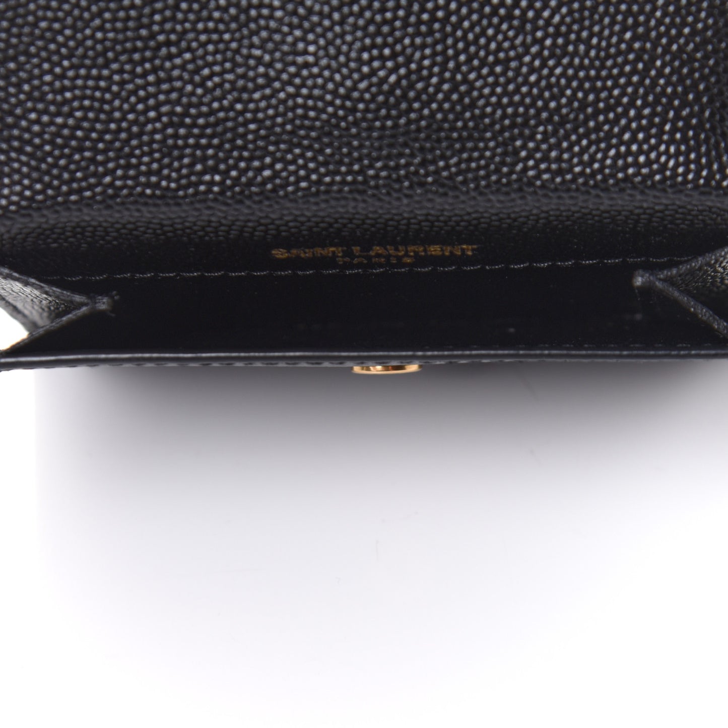 Grain De Poudre Uptown Monogram Card Case Black