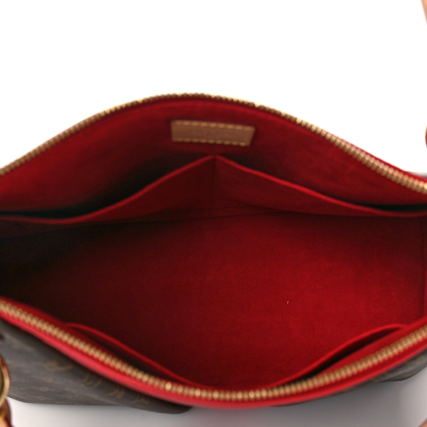 Monogram V Tote MM Cherry