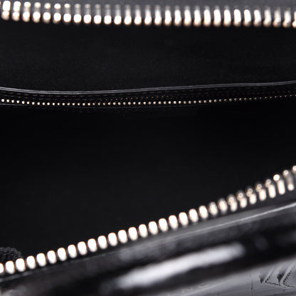 Givenchy Calfskin Crocodile Embossed Small Antigona Black 6 of 17