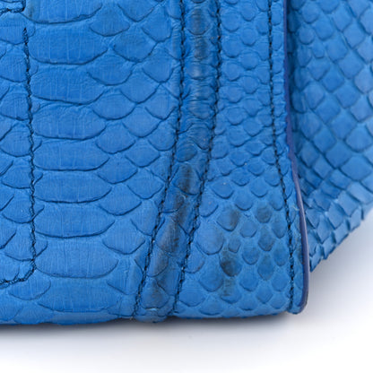 Celine Snakeskin Medium Phantom Luggage Blue 12 of 13
