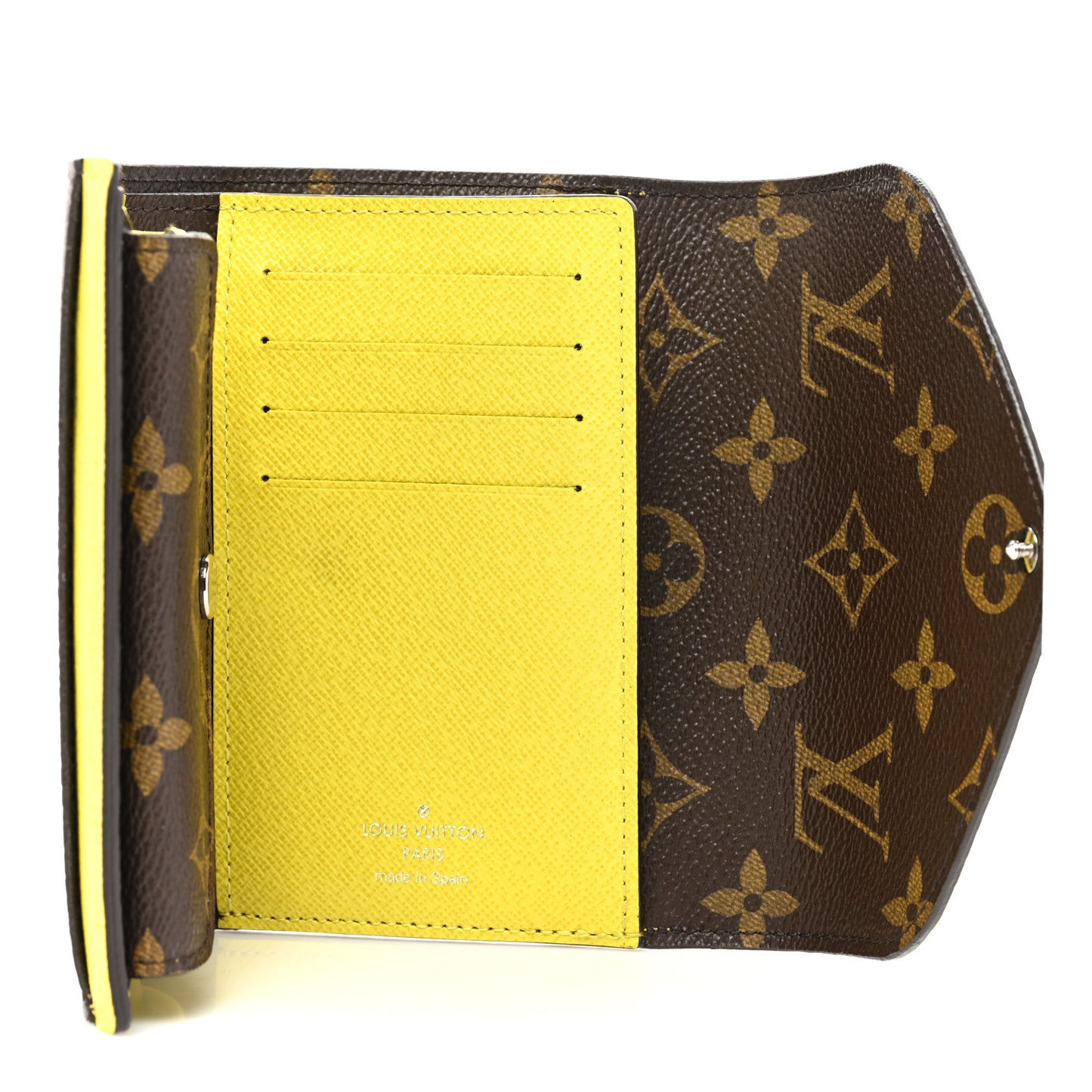 Epi Monogram Marie-Lou Compact Wallet Pistache