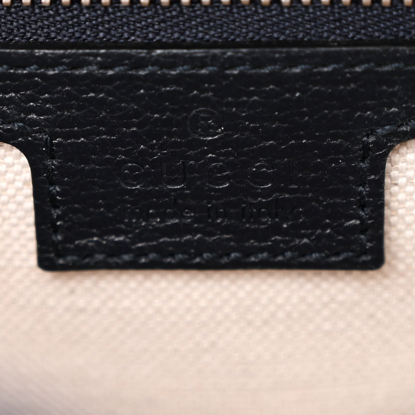 GG Supreme Monogram Textured Dollar Calfskin Web Studded Mini Ophidia Flap Shoulder Bag Beige Blue