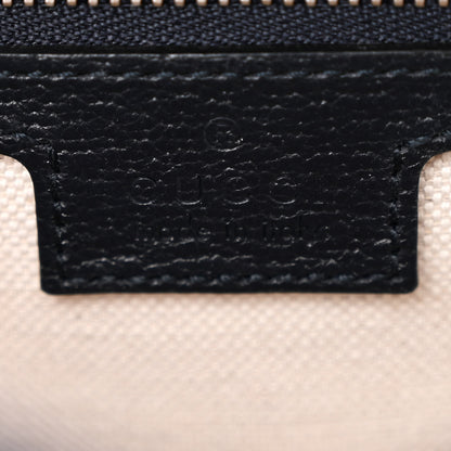 Gucci GG Supreme Monogram Textured Dollar Calfskin Web Studded Mini Ophidia Flap Shoulder Bag Beige Blue 6 of 11