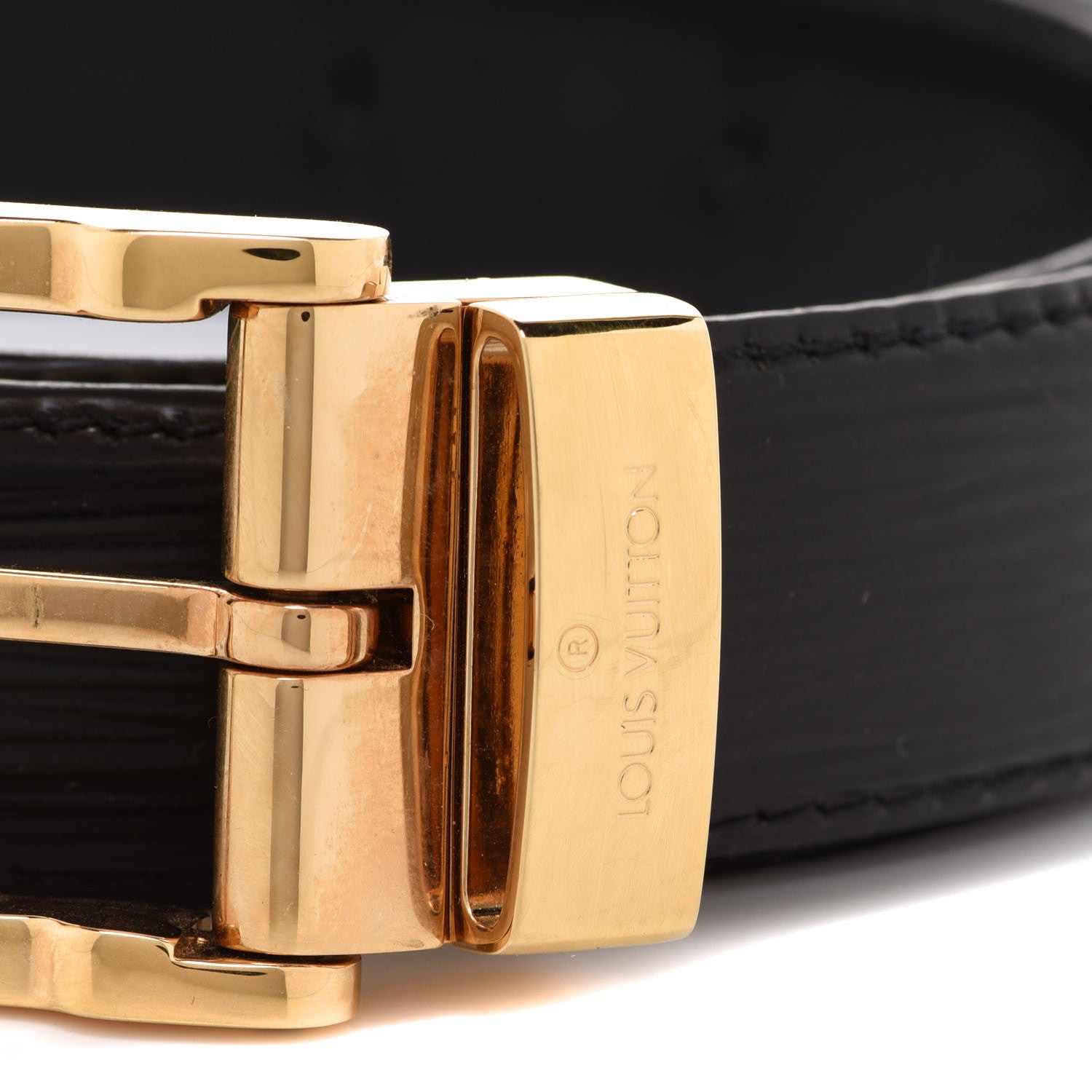 Louis Vuitton Epi Classique Belt 85 34 Black 4 of 7