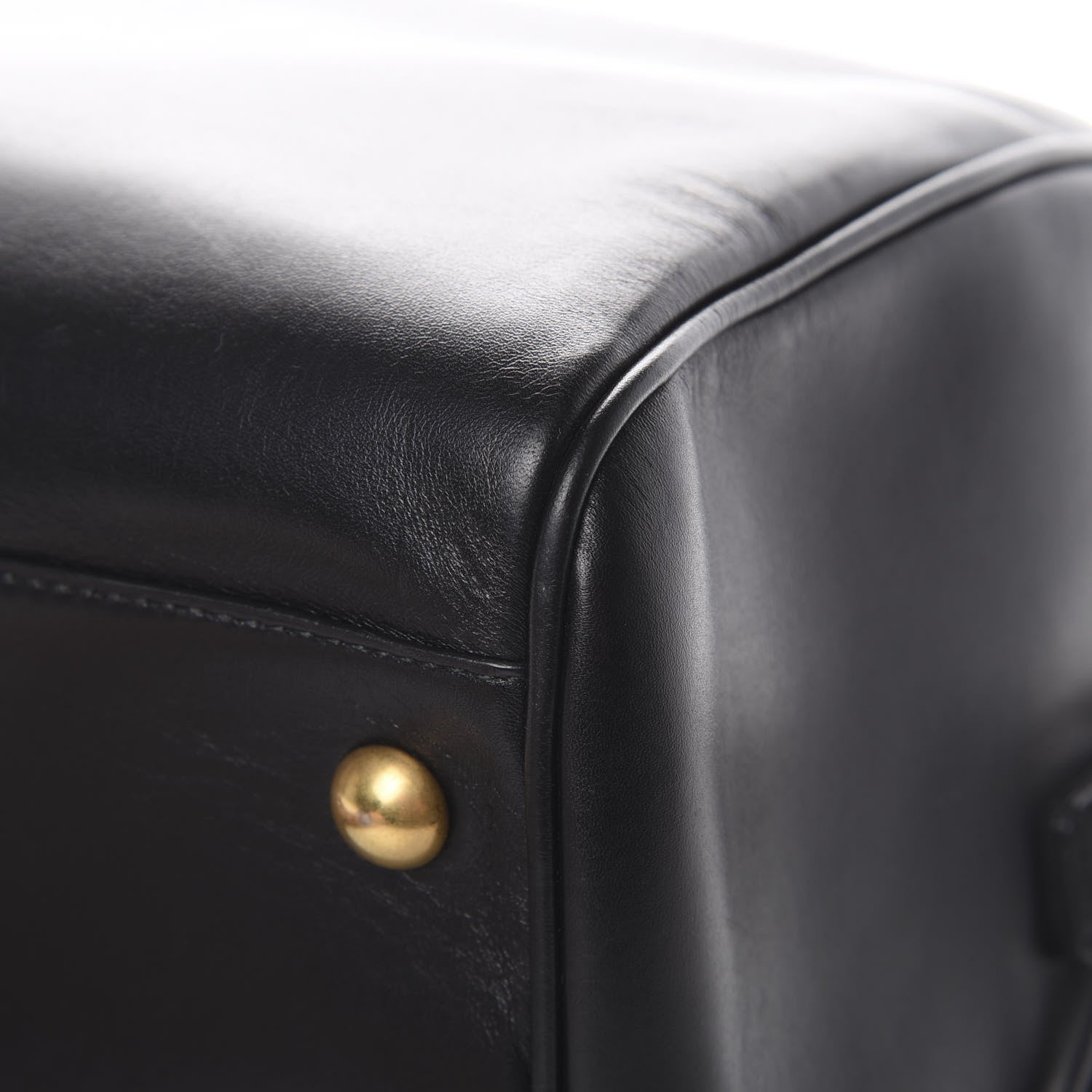 Saint Laurent Calfskin Classic Duffle 6 Black 10 of 17