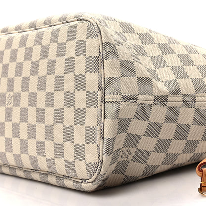 Louis Vuitton Damier Azur Neo Neverfull MM Rose Ballerine 8 of 8