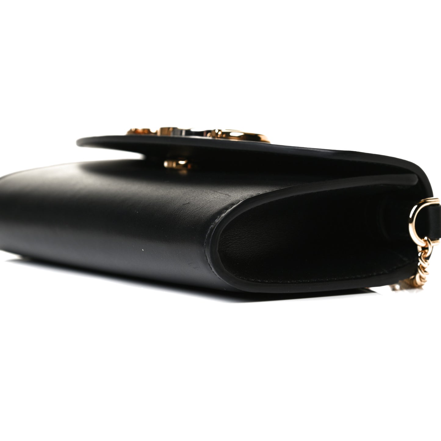 Smooth Calfskin Mini Zumi Shoulder Bag Black