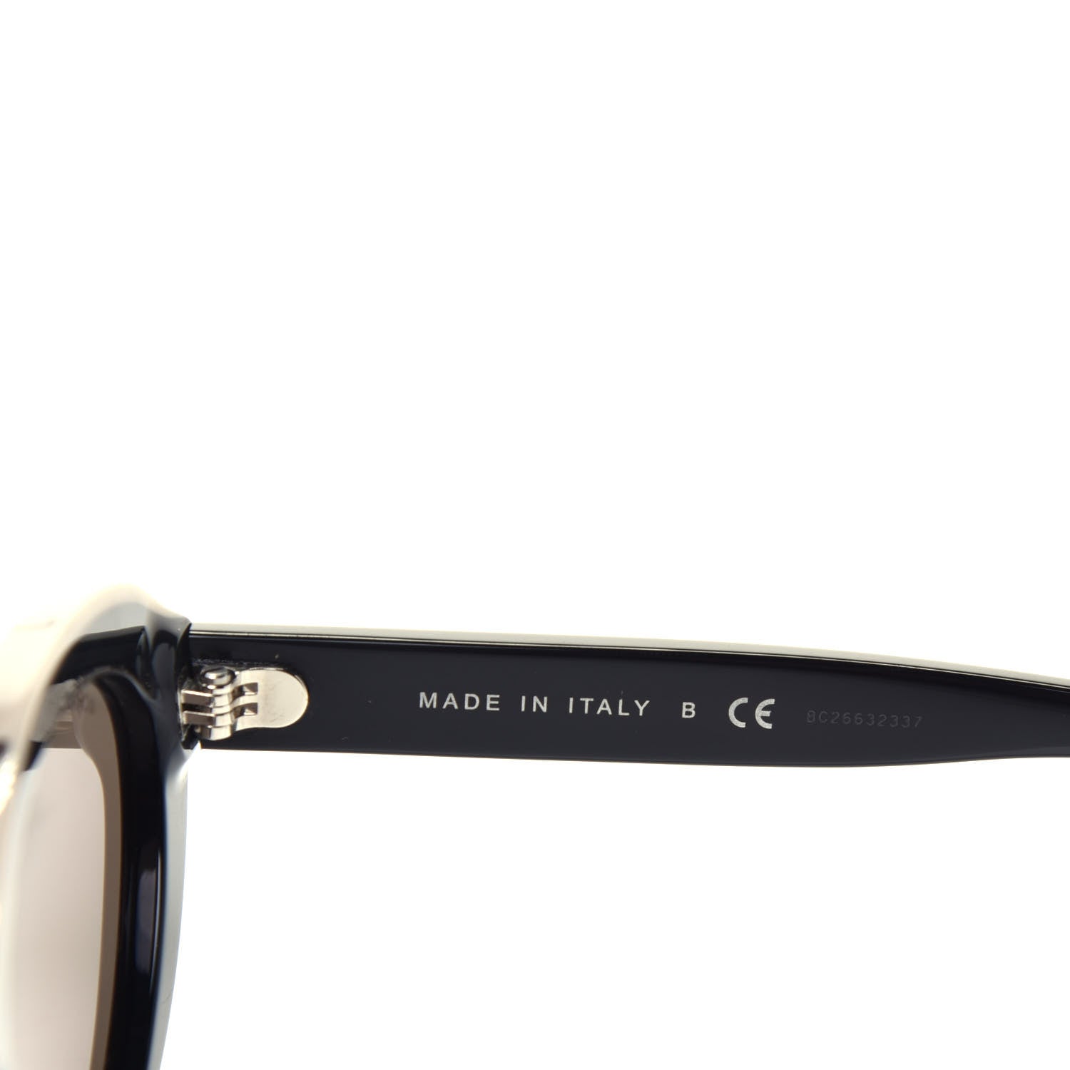 Chanel Acetate Oval Sunglasses 5416 Black Beige 6 of 8