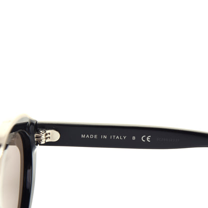 Chanel Acetate Oval Sunglasses 5416 Black Beige 6 of 8