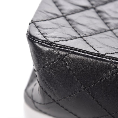 Chanel Aged Calfskin Quilted 2.55 Reissue Mini Flap Black 9 of 17