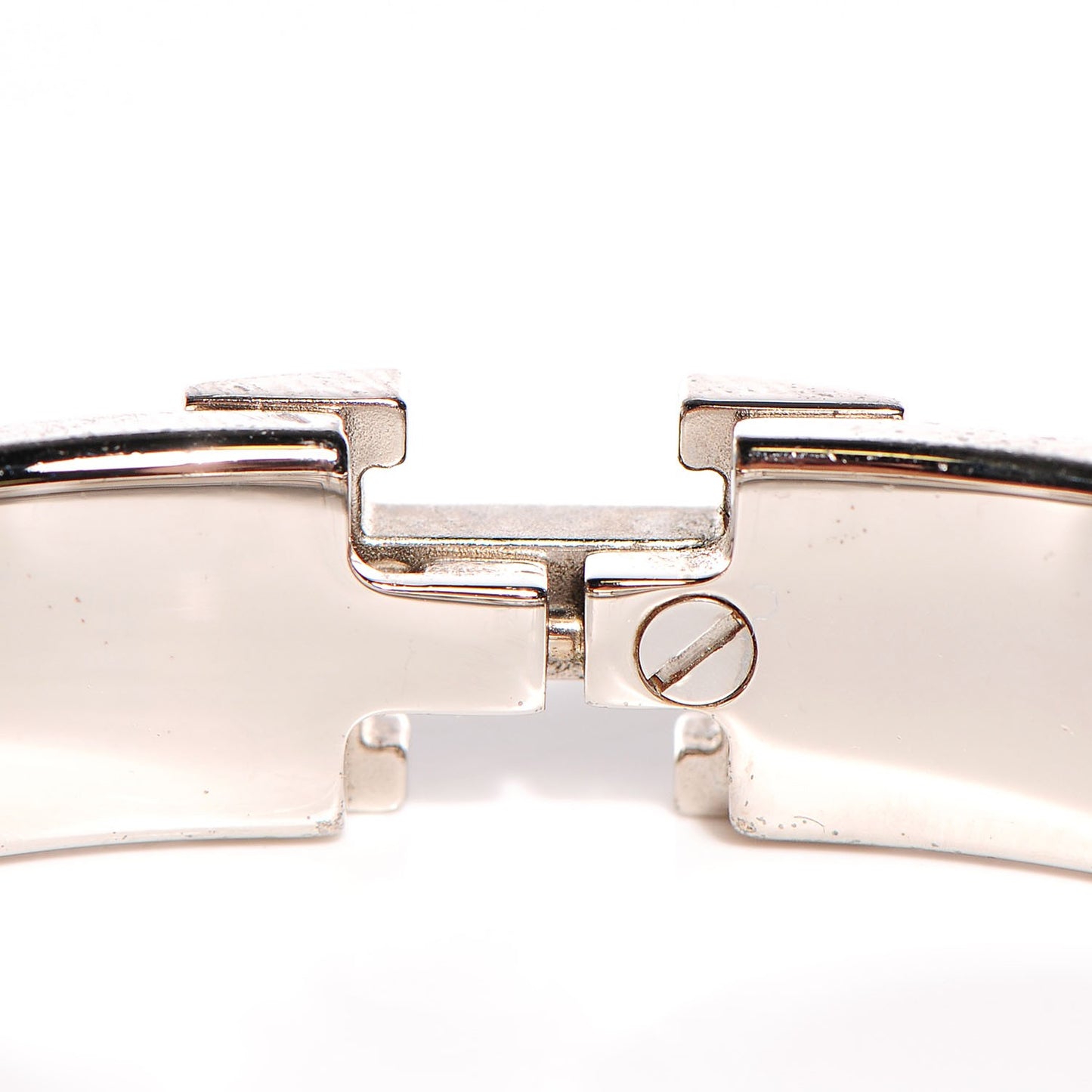 Enamel Narrow Clic Clac H Bracelet PM Orange
