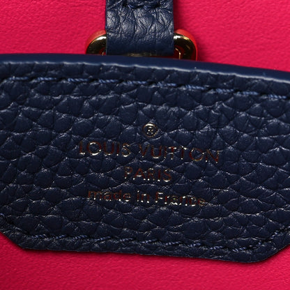 Louis Vuitton Taurillon Resin Capucines Murano MM Midnight Blue 6 of 8