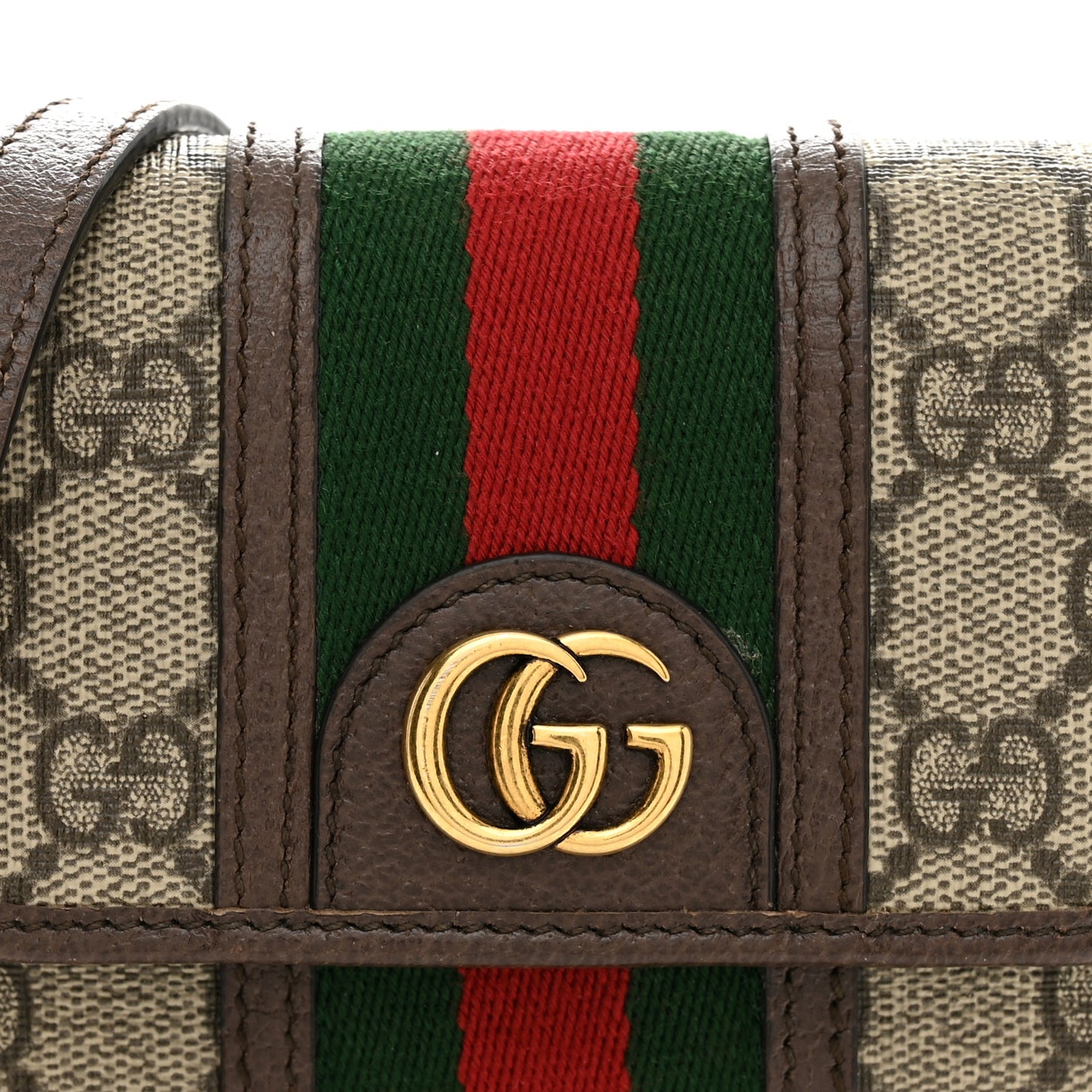 GG Supreme Monogram Web Mini Ophidia Crossbody Bag Beige New Acero Acero