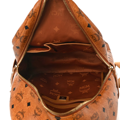 MCM Visetos Medium Sprinkle Stud Stark Backpack Cognac 5 of 11