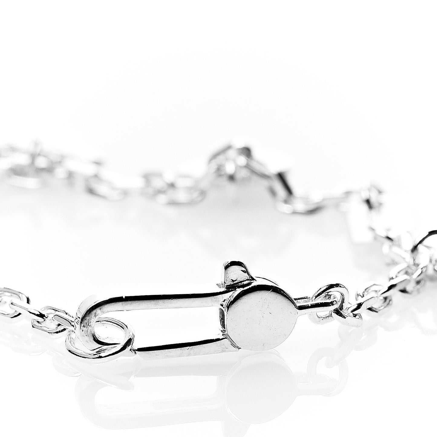 Sterling Silver Trademark Charm Bracelet