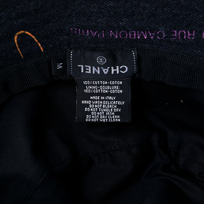 Chanel Denim Mood Cloche Bucket Hat M Black 9 of 10
