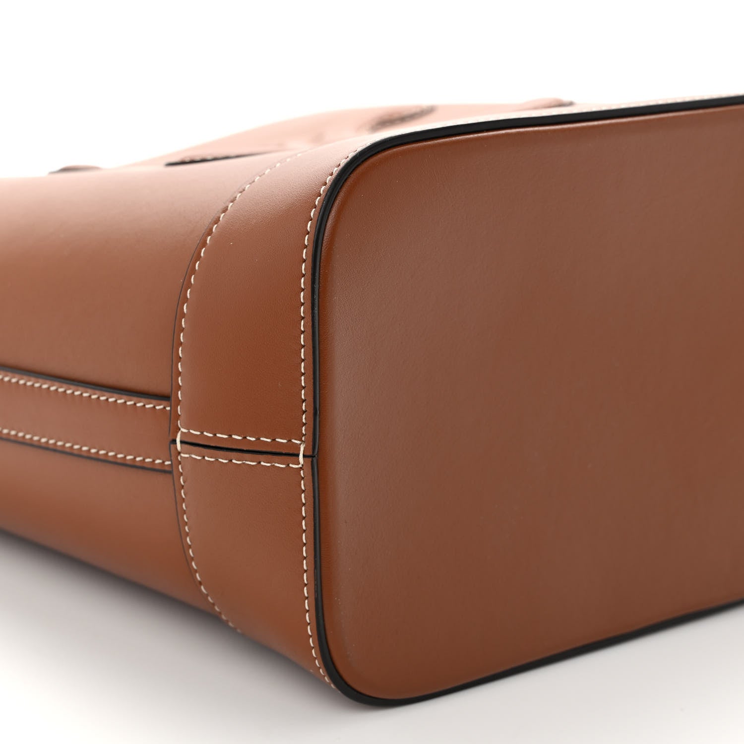 Celine Smooth Calfskin Small Cuir Triomphe Bucket Bag Tan 9 of 10