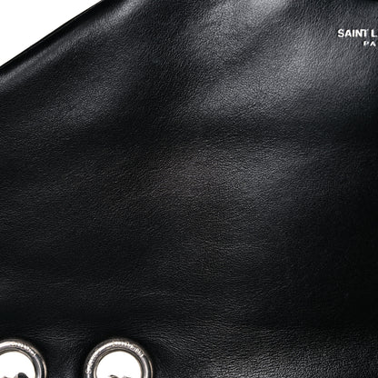 Saint Laurent Calfskin Y Quilted Monogram Medium Loulou Chain Satchel Black 13 of 20