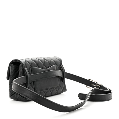 Chanel Grained Calfskin Quilted 2.55 Reissue Flap Belt Bag Clutch Black 3 of 11