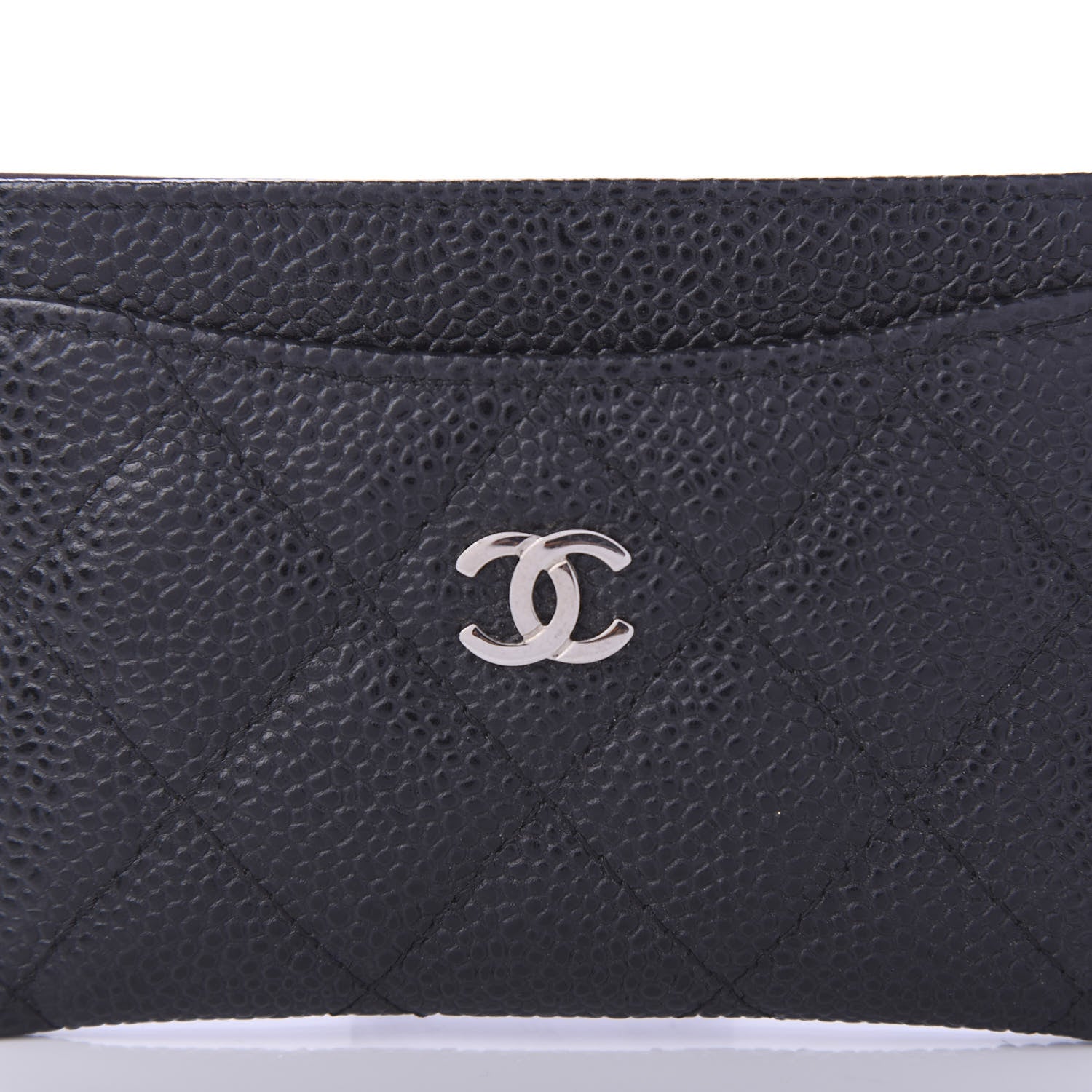 Chanel Caviar Quilted Card Holder Black 11 of 12