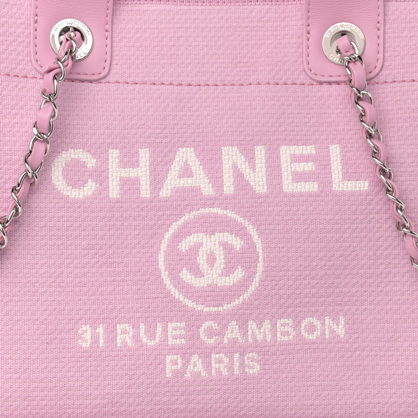 Mixed Fibers Small Deauville Tote Pink