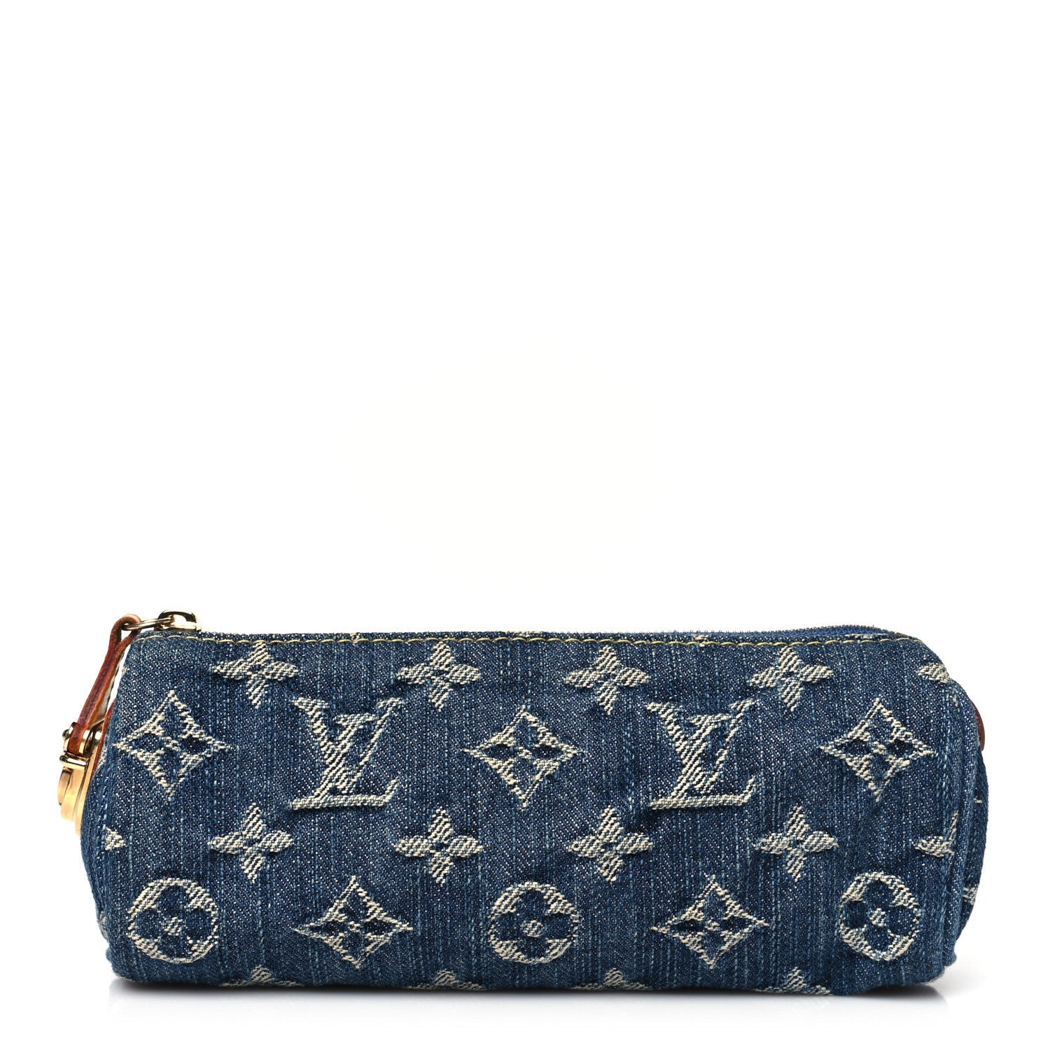 Louis Vuitton Monogram Denim Speedy GM Pochette Case 1 of 7