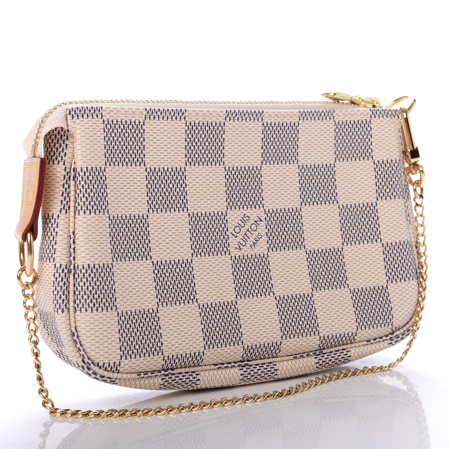 Louis Vuitton Damier Azur Mini Pochette Accessories 3 of 7