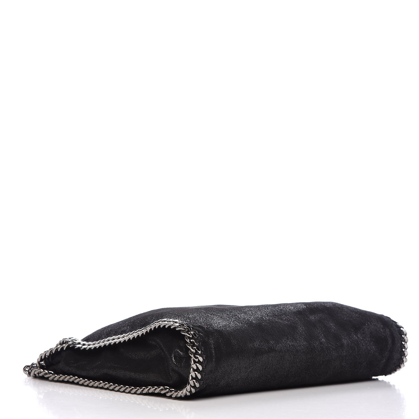 Shaggy Deer Falabella Fold Over Tote Black
