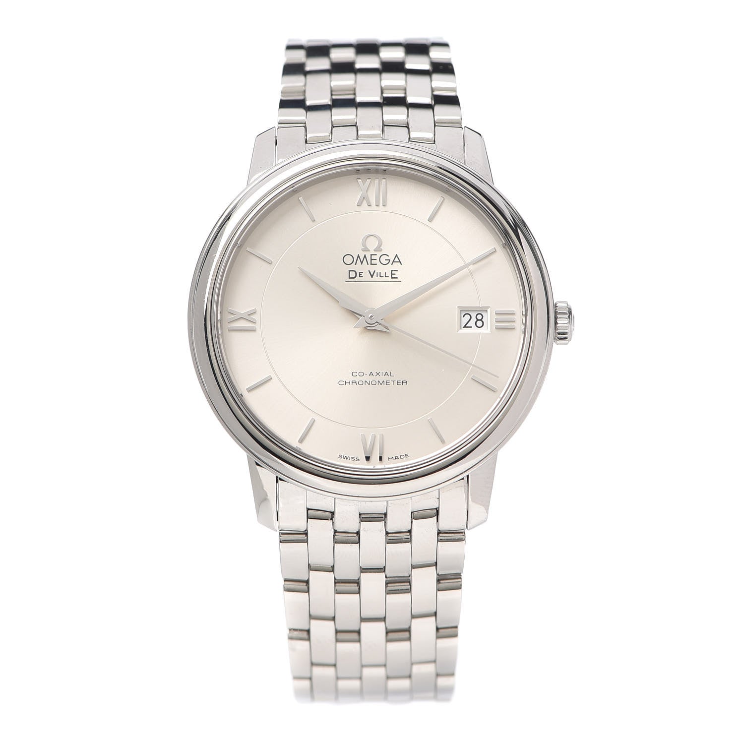 Omega Stainless Steel 36mm De Ville Prestige Co-Axial Automatic Watch 424.10.37.20.02.001 1 of 6