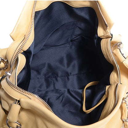 Chanel Lambskin Edgy Large Hobo Beige 5 of 8