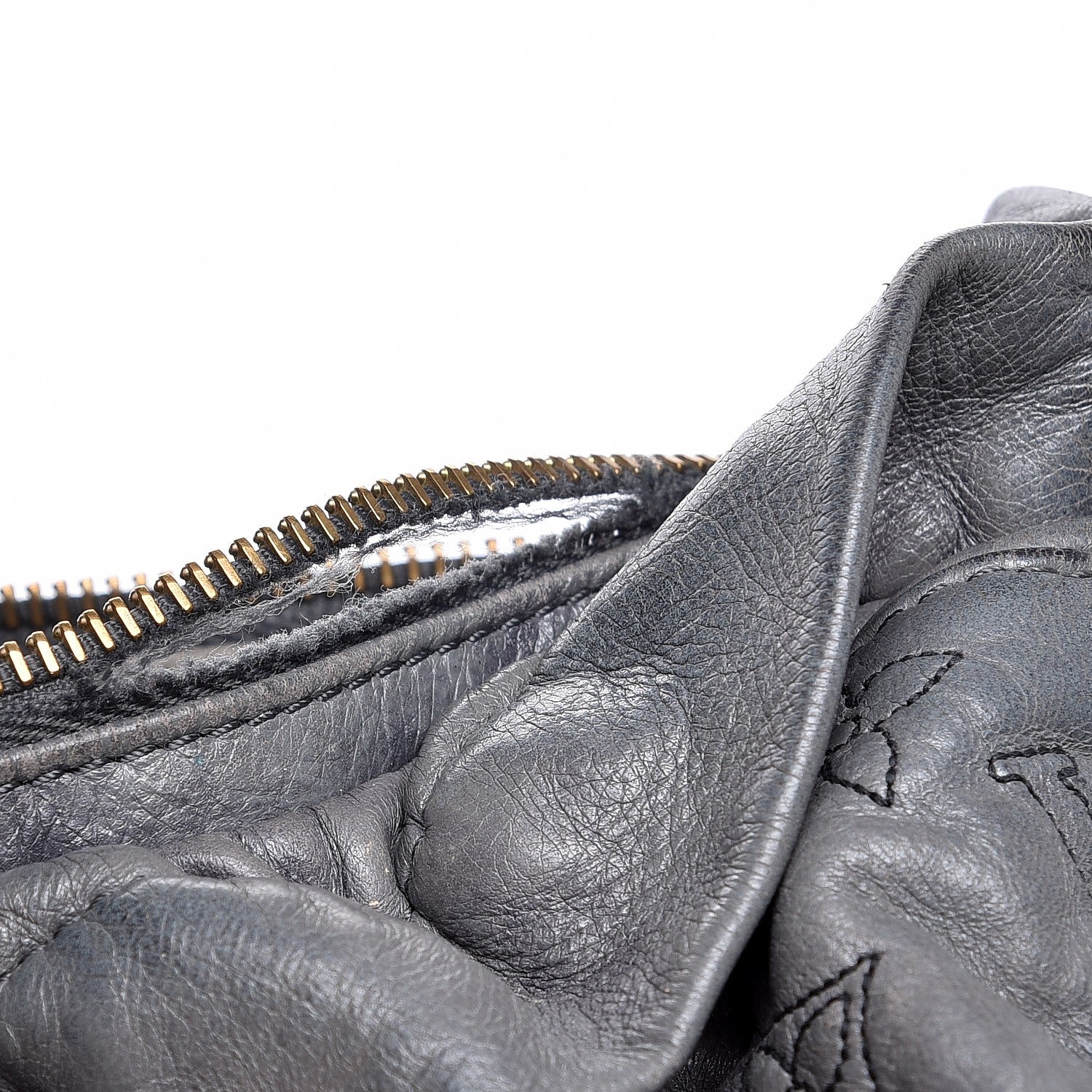 Louis Vuitton Lambskin Nimbus Olympe GM Anthracite 11 of 14