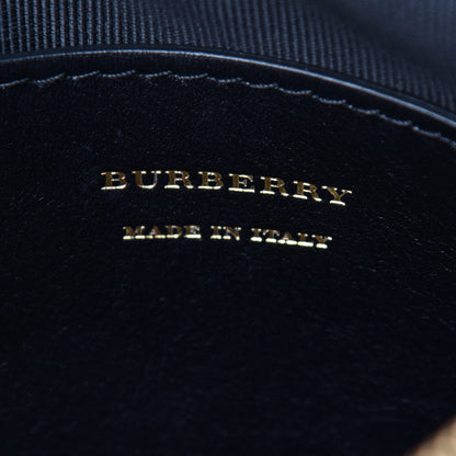 Burberry 1983 Knight Check Smooth Calfskin Link Camera Bag Black 6 of 9