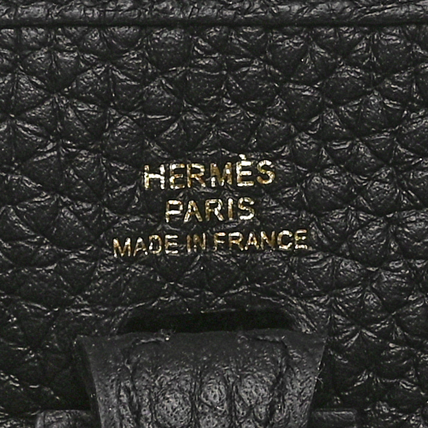 Hermes Taurillon Clemence Evelyne TPM Black 5 of 10