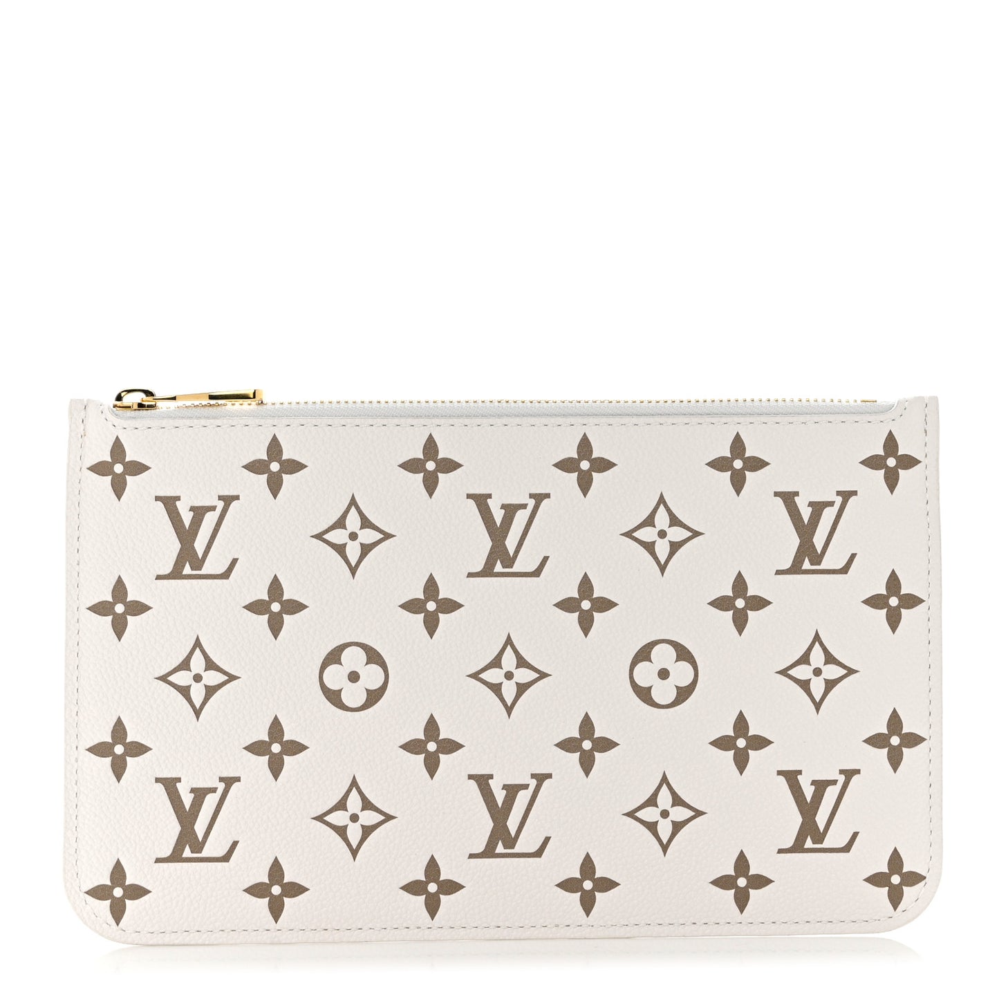 Empreinte Monogram Spring In The City Neverfull Pochette MM Kaki Beige Cream