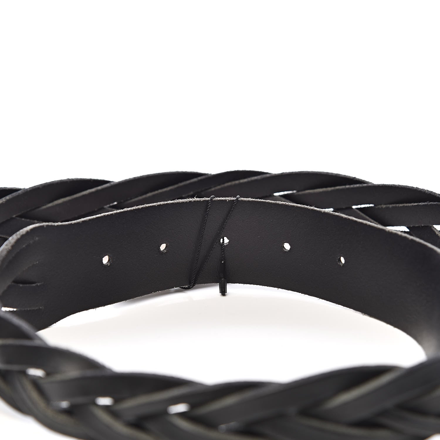 Gucci Calfskin Dionysus Braided Belt 95 38 Black 5 of 6