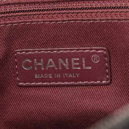 Chanel Aged Calfskin Tweed Jumbo New Portobello Flap Black 8 of 10
