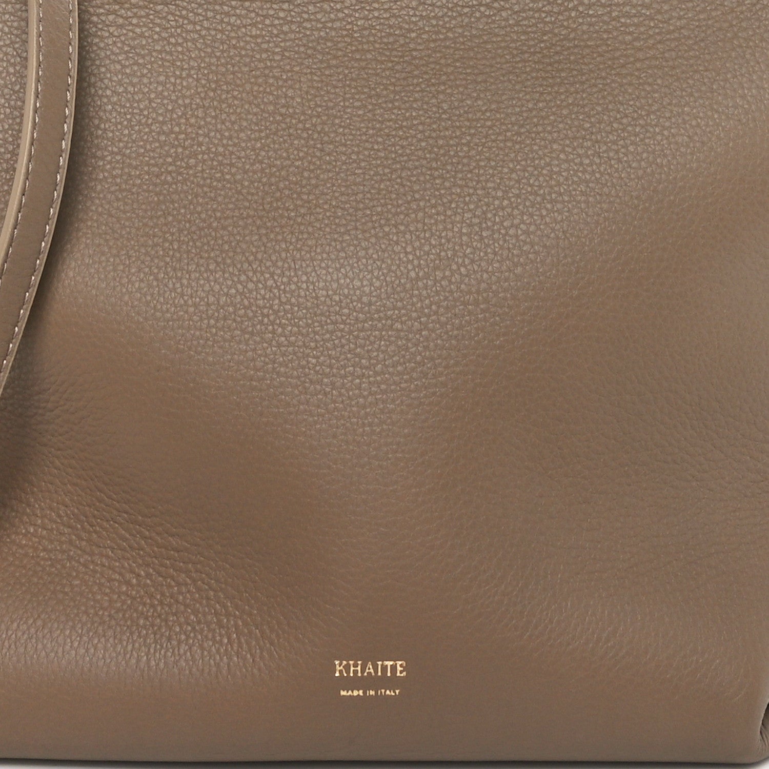 Khaite Pebbled Calfskin Augusta Crossbody Taupe 7 of 9