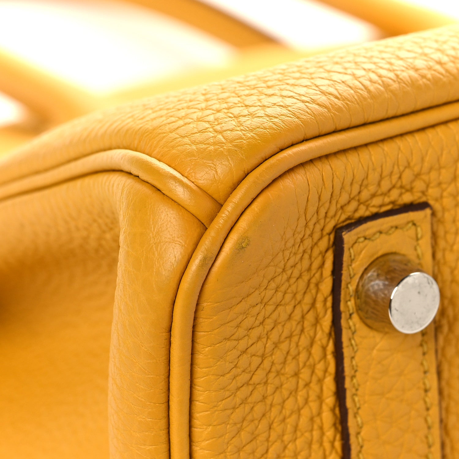 Hermes Togo BIRKIN 30 Jaune Ambre 11 of 12