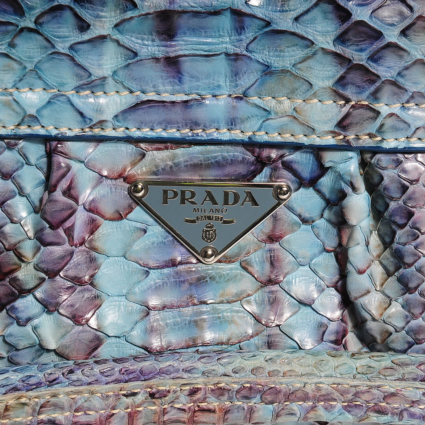 Python Alligator Shoulder Flap Bag Voyage