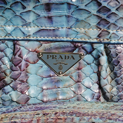Prada Python Alligator Shoulder Flap Bag Voyage 4 of 11