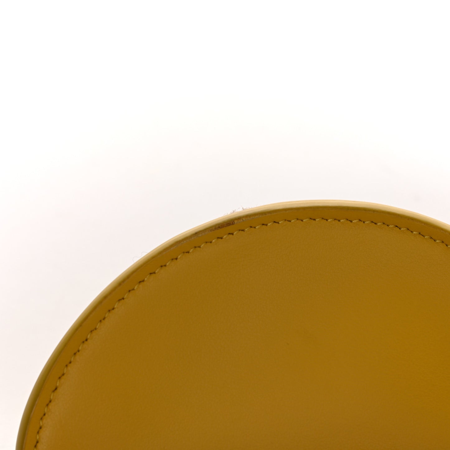 Shearling Calfskin FF Bag Charm Sunflower Cedro